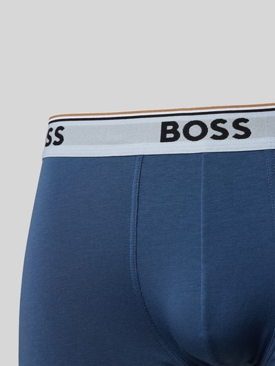 BOSS Trunks mit elastischem Logo-Bund im 3er-Pack Stein 2