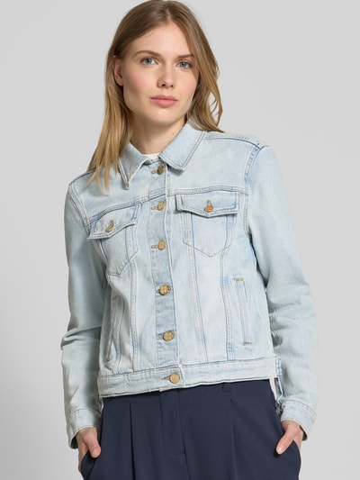 Marc O'Polo Regular Fit Jeansjacke aus Baumwoll-Mix Hellblau Melange 3