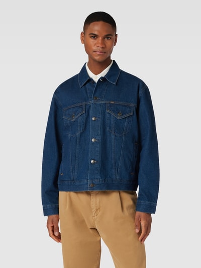 Polo Ralph Lauren Jeansjack in used-look met opgestikte zakken Jeansblauw - 4