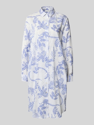 Christian Berg Woman Hemdblusenkleid mit Umlegekragen Blau 2