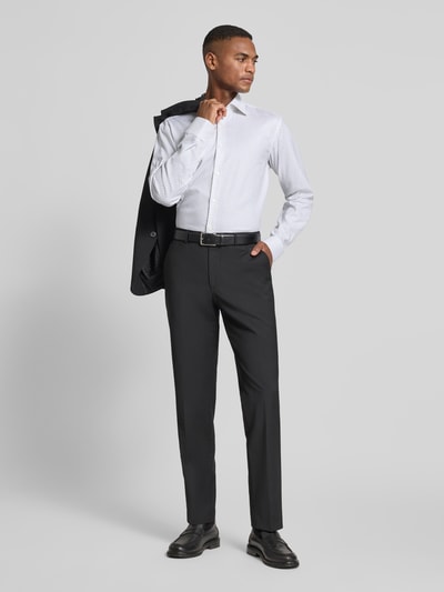 BOSS Koszula biznesowa o kroju regular fit z mieszanki bawełny model ‘JOE’ Biały 1