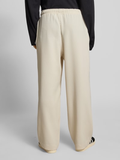 REVIEW Hose mit elastischem Bund und Tunnelzug Ecru 5