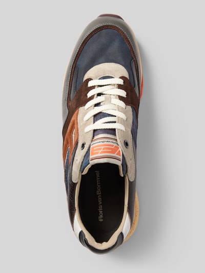 Floris Van Bommel Sneakers met vetersluiting, model 'De Treener' Marineblauw - 3