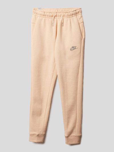 Nike Sweatpants met labelprint Zand - 1