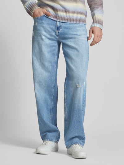 Tommy Jeans Relaxed Straight Fit Jeans im Destroyed-Look Modell 'JAIMIE' Hellblau 4