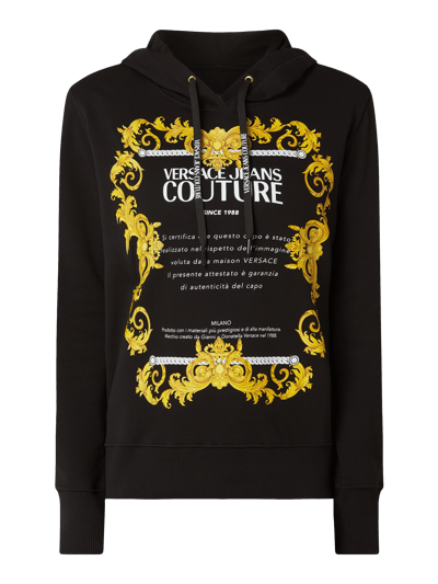 Versace Jeans Couture Hoodie mit Logo-Print  Black 2