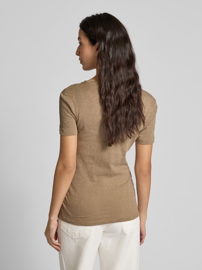 Marc O'Polo Shaped Fit T-Shirt aus reiner Baumwolle  Beige 5