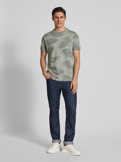 Lerros T-Shirt mit Strukturmuster Lind 1