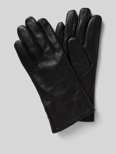 FI.NE Slim Fit Handschuhe aus echtem Lammnappa Black 1
