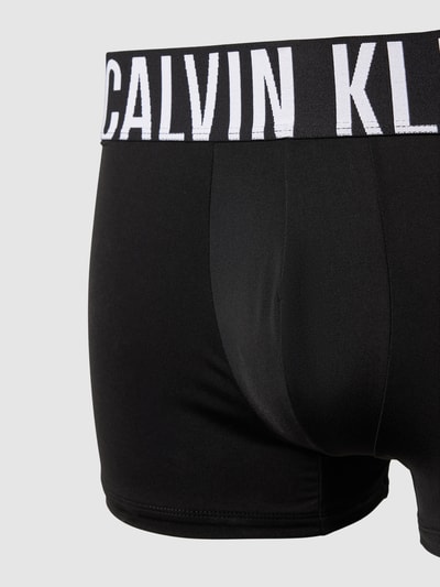Calvin Klein Underwear Obcisłe bokserki z elastycznym paskiem z logo w zestawie 3 szt. Czarny 2