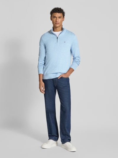 Tommy Hilfiger Regular fit schipperstrui van puur katoen Lichtblauw - 1