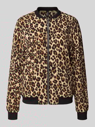 Vero Moda Regular Fit Blouson mit Allover-Muster Modell 'COCO' Beige 2