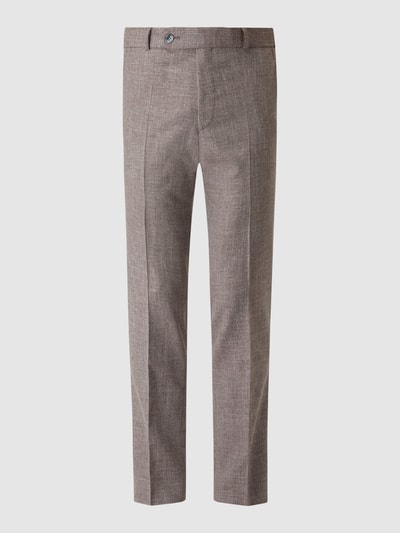 Wilvorst Pantalon met linnen  Lichtbruin - 2