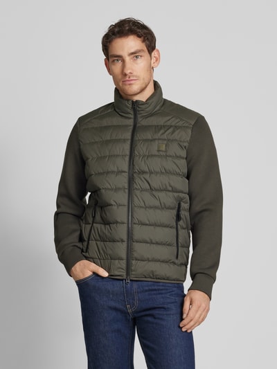 Marc O'Polo Regular Fit Steppjacke mit weichen Scuba-Ärmeln Oliv 4