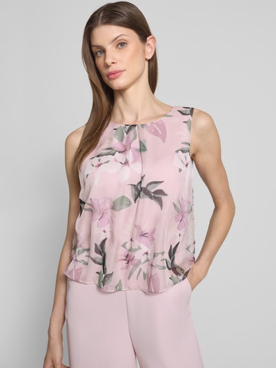 Christian Berg Cocktail Kombinezon z kwiatowym nadrukiem z motywem Jasnoróżowy 3