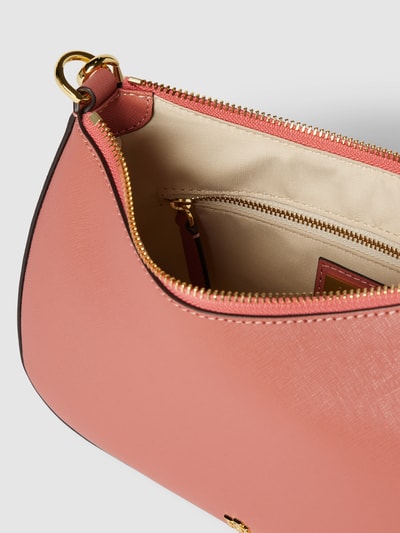 Lauren Ralph Lauren Handtasche aus Rindsleder mit Label-Applikation Modell 'DANNI' Pink 5