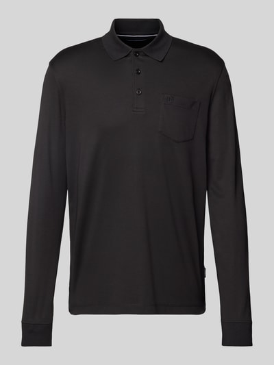 bugatti Poloshirt met borstzak Zwart - 2