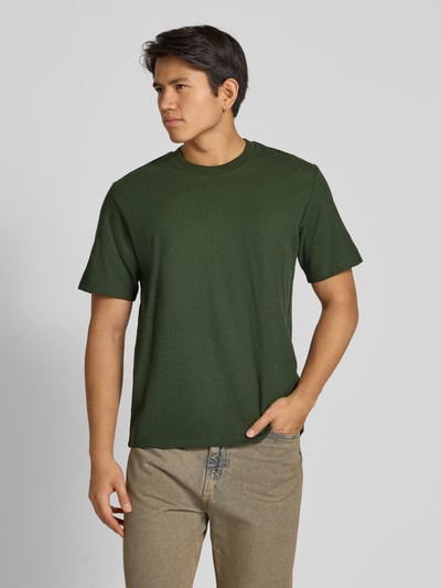 Jack & Jones T-Shirt mit Strukturmuster Dunkelgruen 4