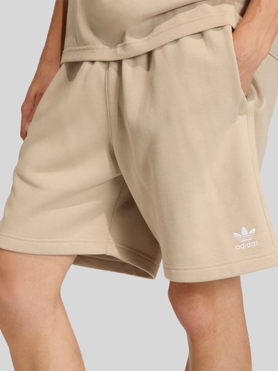 adidas Originals Regular Fit Sweatshorts mit elastischem Bund Beige 3