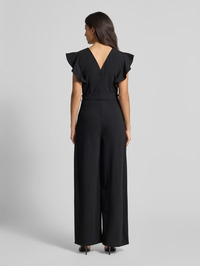 Apricot Jumpsuit mit Rüschen Black 5