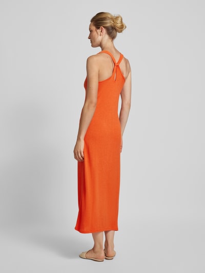 Mango Maxikleid mit Rundhalsausschnitt Modell 'MINT' Orange 5