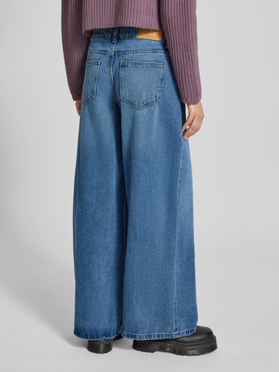Noisy May Wide Leg Jeans mit Eingrifftaschen Modell 'KETTIE' Jeansblau 5