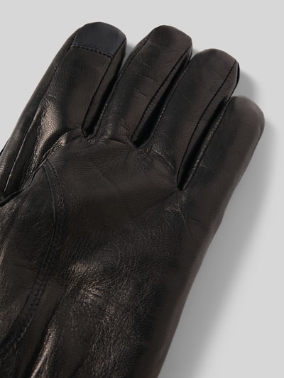 Akaroa Handschuhe mit Touchfunktion aus Schafsleder Modell 'DAN' Black 6
