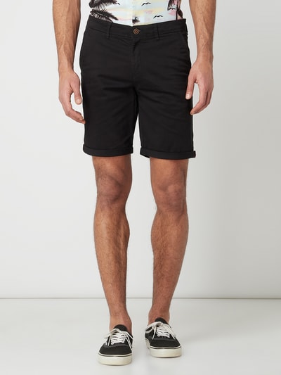 Jack & Jones Chino-Shorts mit Stretch-Anteil Modell 'Bowie' Black 4