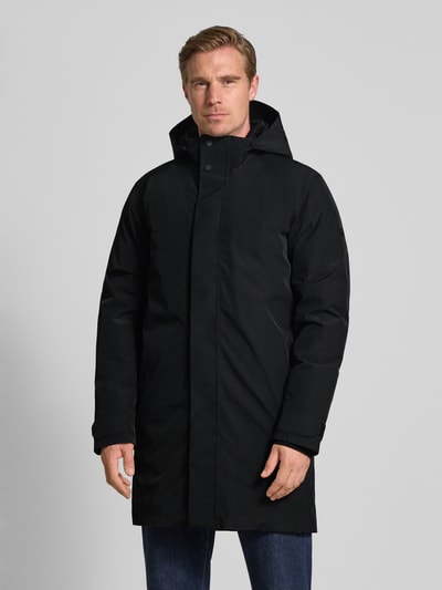 Didriksons Parka mit Ärmelriegeln Modell 'HEKTOR' Black 4