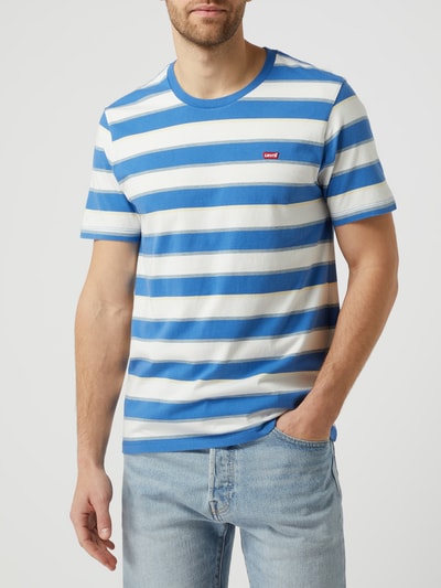 Levi's® T-shirt w paski Niebieski 4