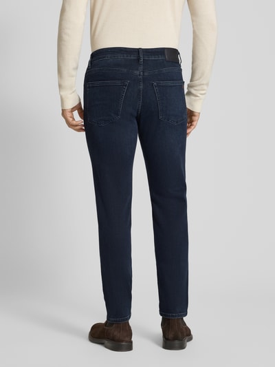 BOSS Orange Slim Fit Jeans aus Baumwoll-Mix Modell 'ONYX BO SYSTEM' Dunkelblau 5