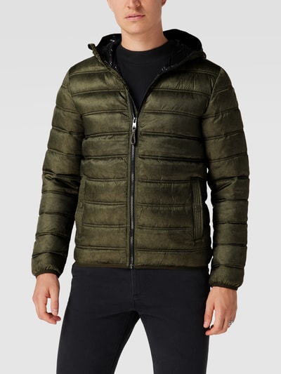 QS Steppjacke mit Kapuze Oliv Melange 4