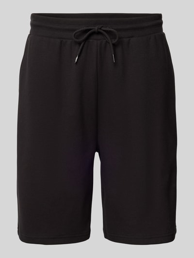 Tommy Hilfiger Sweatshorts mit Label-Print BLACK 2