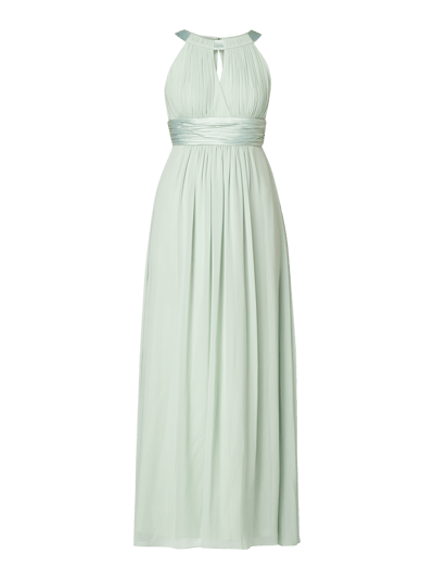 Jake*s Cocktail Abendkleid aus Chiffon mit Raffungen Hellgruen 2