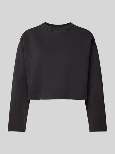 Only Cropped Sweatshirt Modell 'CALLIE' Anthrazit 2