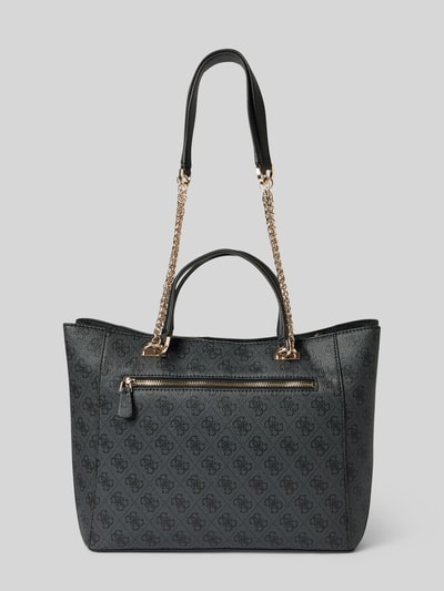 Guess Tote Bag mit Label-Applikation Modell 'NOREEN' Graphit 2