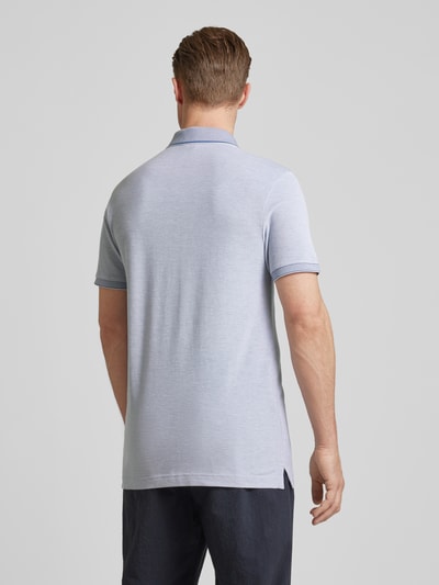 JOOP! Collection Slim fit poloshirt met knoopsluiting, model 'Percy' Oceaanblauw - 5