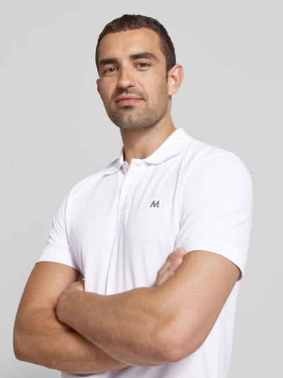 Matinique Poloshirt mit Label-Detail Modell 'MApoleo' Weiss 3