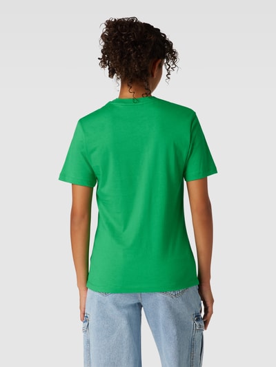 Chiara Ferragni T-shirt z wyhaftowanym z motywem model ‘EYE STAR’ Trawiasty zielony 5