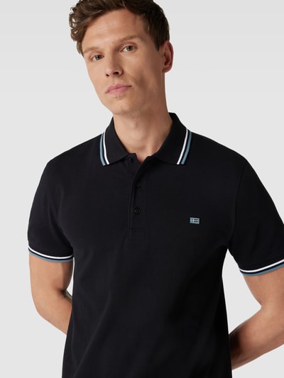 Christian Berg Men Koszulka polo z naszywką z logo Czarny 3
