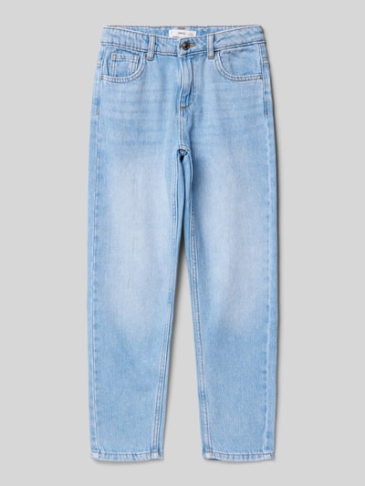 Mango Tapered Fit Jeans im 5-Pocket-Design Blau 1