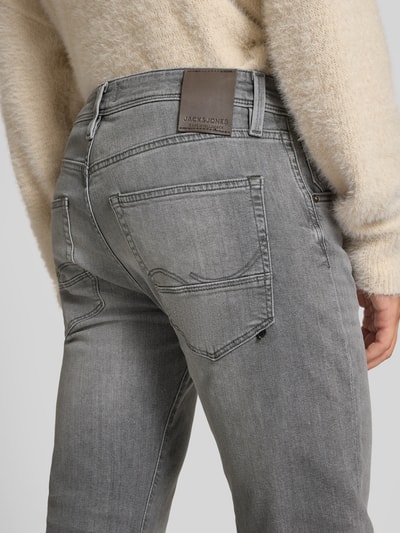 Jack & Jones Jeans mit 5-Pocket-Design Modell 'MIKE' Hellgrau 3