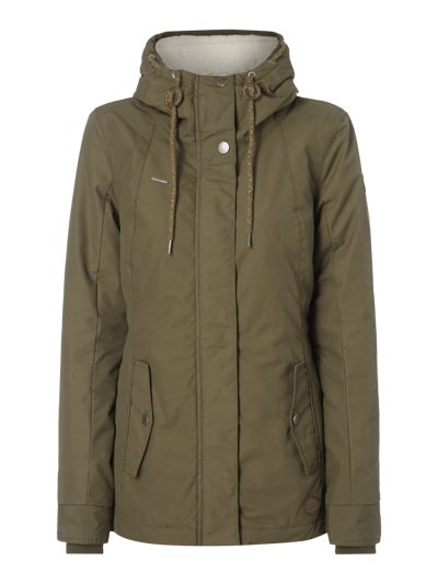 Ragwear Jacke mit gefütterter Kapuze - wattiert Oliv 2