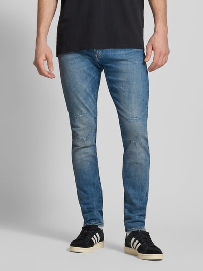 G-Star Raw Skinny fit jeans met steekzakken Lichtblauw - 4