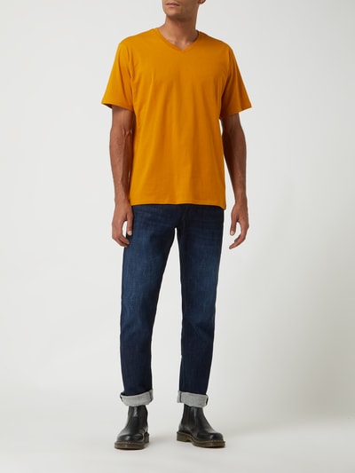 Schiesser T-Shirt aus Baumwolle Gelb 1