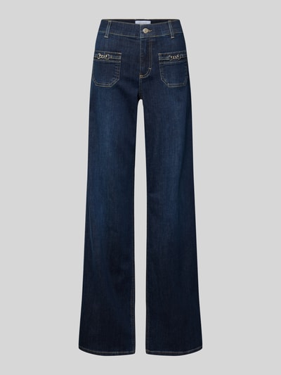 Angels Flared Jeans mit aufgesetzten Taschen Modell 'LIZ SMART BUCKLE' Dunkelblau 2