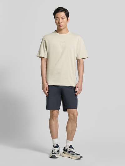 BOSS Green męski t-shirt o kroju regular fit z czystej bawełny model 'TEE 10' Piaskowy 1