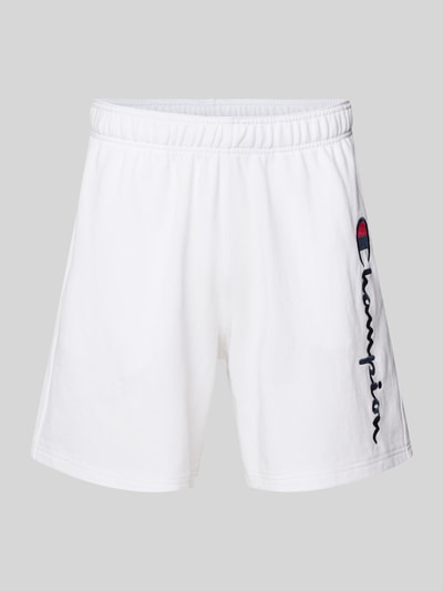 CHAMPION Sweatshorts mit elastischem Bund Weiss 2