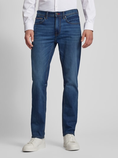 Tommy Hilfiger Jeansy o kroju straight leg z 5 kieszeniami model ‘DENTON TOLUCA’ Jeansowy niebieski 4