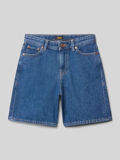 Jack & Jones Korte jeans met contrastnaden, model 'TONY' Blauw - 1